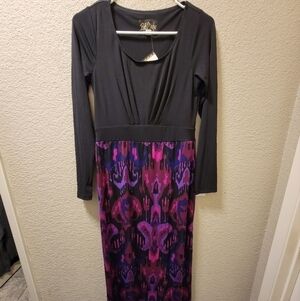 Bob Macke wearable art maxi dress